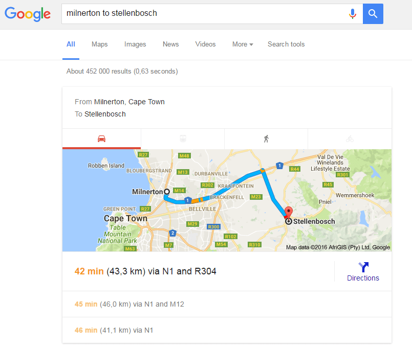 Google Distance