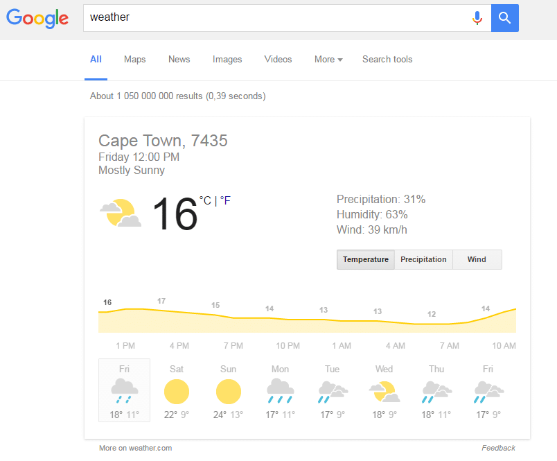 Google Weather